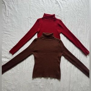 NWOT 2  Turtleneck Sweaters
